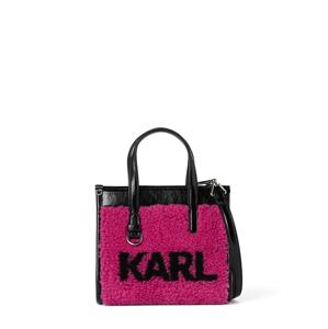 Karl Lagerfeld Kabelka fuchsiová / černá