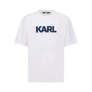 Karl Lagerfeld Tričko námořnická modř / bílá