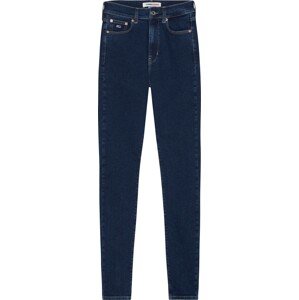 Tommy Jeans Džíny tmavě modrá / červená / bílá