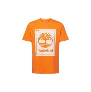 TIMBERLAND Tričko oranžová / přírodní bílá
