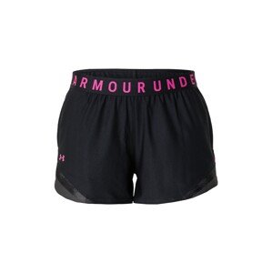 UNDER ARMOUR Sportovní kalhoty 'Play Up 3.0' pink / černá