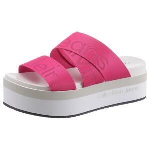Calvin Klein Jeans Pantofle  pink / malinová