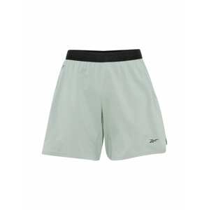 Reebok Sport Sportovní kalhoty 'SPEED 3.0' pastelově zelená / černá