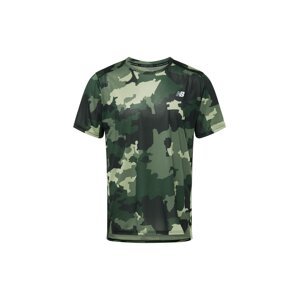 new balance Funkční tričko  zelená / tmavě zelená / černá / bílá