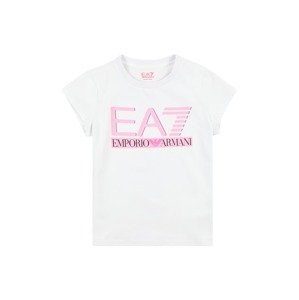 EA7 Emporio Armani Tričko  růžová / magenta / černá / bílá