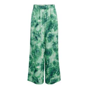 OBJECT Kalhoty 'Sumail' zelená / pastelově zelená / světle zelená / bílá