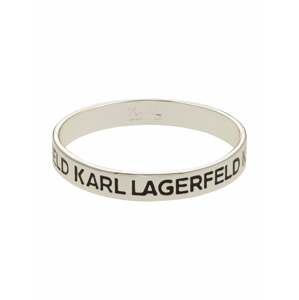 Karl Lagerfeld Náramek  černá / stříbrná