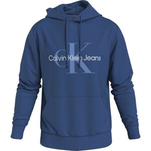 Calvin Klein Jeans Mikina modrá / světlemodrá / bílá