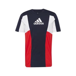 ADIDAS SPORTSWEAR Funkční tričko námořnická modř / červená / bílá