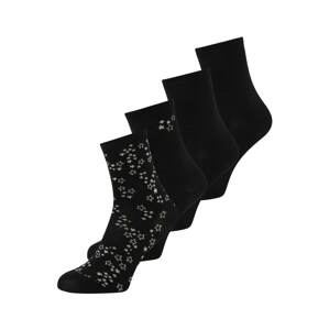 Lindex Ponožky  béžová / černá
