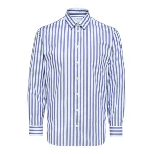 SELECTED HOMME Košile 'Diamond' námořnická modř / bílá