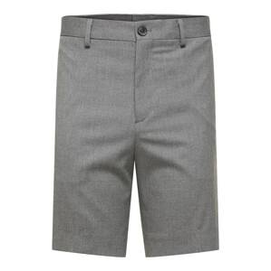 SELECTED HOMME Chino kalhoty 'ADAM'  šedý melír