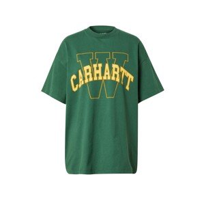Carhartt WIP Tričko 'Grand' medová / pastelově žlutá / smaragdová