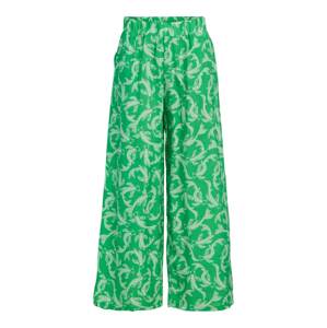 OBJECT Kalhoty 'Rio'  zelená / bílá