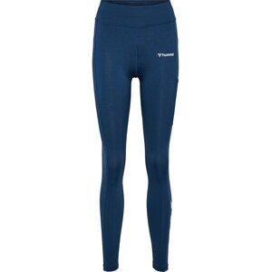 Hummel Sportovní kalhoty 'Chipo' noční modrá / bílá