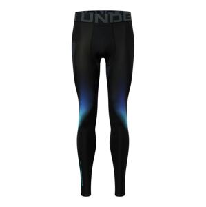 UNDER ARMOUR Sportovní kalhoty 'Novelty' tyrkysová / tmavě modrá / černá / bílá