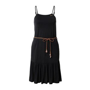 Ragwear Letní šaty 'THIME' světle hnědá / černá