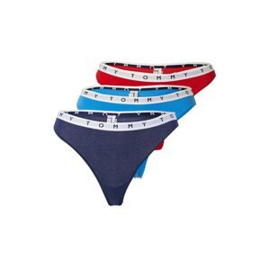 Tommy Hilfiger Underwear Tanga  marine modrá / světlemodrá / šedá / červená