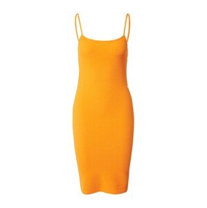 Calvin Klein Jeans Letní šaty oranžová / bílá