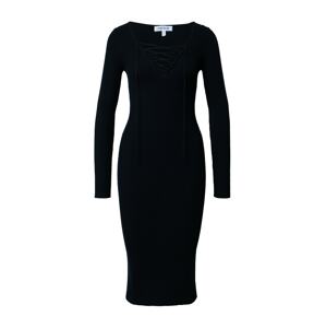 EDITED Úpletové šaty 'Engelina' černá
