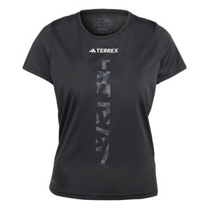 ADIDAS TERREX Funkční tričko kámen / černá / bílá