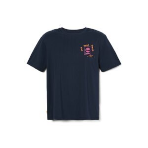 TIMBERLAND Tričko světle béžová / námořnická modř / oranžová / pink