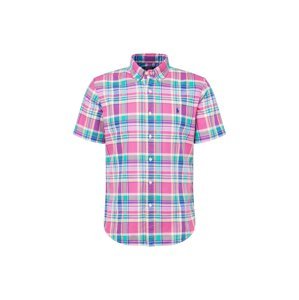 Polo Ralph Lauren Košile modrá / tyrkysová / pink / bílá
