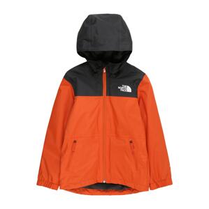 THE NORTH FACE Sportovní bunda tmavě oranžová / černá / bílá