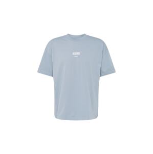 AllSaints Tričko 'BURMAN' chladná modrá / bílá