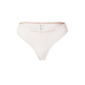 Tommy Hilfiger Underwear Tanga béžová / pastelově růžová