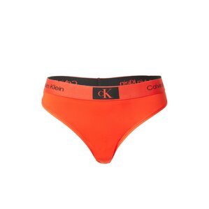 Calvin Klein Underwear Tanga  oranžově červená / černá