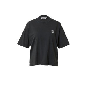 Carhartt WIP Oversized tričko 'Nelson'  světle šedá / černá