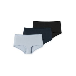SCHIESSER Kalhotky marine modrá / světlemodrá / černá