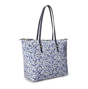 Lauren Ralph Lauren Nákupní taška 'Keaton' modrá / noční modrá / růžová / bílá