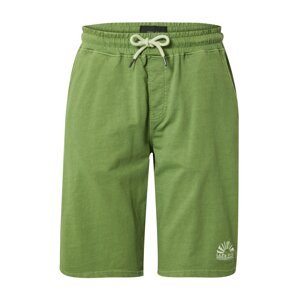 BLEND Kalhoty pastelově zelená / světle zelená