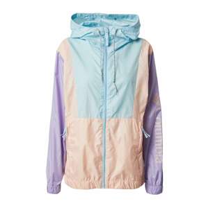 COLUMBIA Outdoorová bunda nebeská modř / světle fialová / meruňková