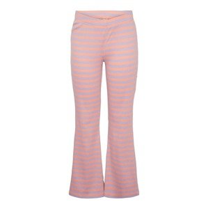 PIECES Kalhoty 'Dora' šedá / pink