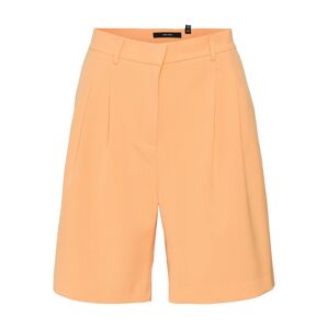 VERO MODA Kalhoty se sklady v pase 'TROIAN' oranžová