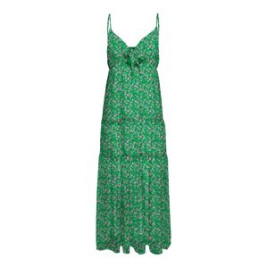 VERO MODA Letní šaty 'SMILLA' zelená / trávově zelená / světle růžová / bílá