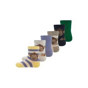 EWERS Ponožky  námořnická modř / světlemodrá / šedý melír / zelená