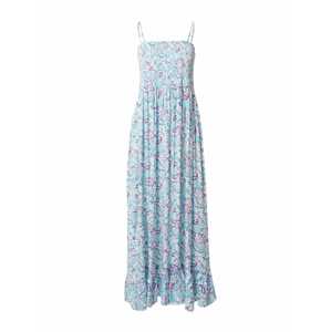 Zwillingsherz Letní šaty 'Anne'  modrá / tyrkysová / pink / bílá