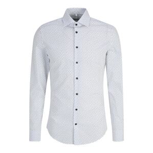 SEIDENSTICKER Společenská košile kouřově modrá / černá / bílá