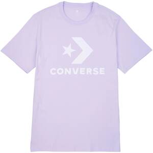 CONVERSE Tričko světle fialová / bílá