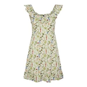 PIECES Letní šaty 'Lydia' krémová / světlemodrá / zelená / pastelově růžová