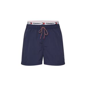 Tommy Hilfiger Underwear Plavecké šortky námořnická modř / světle šedá / červená / bílá
