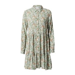 Hailys Košilové šaty 'Larissa' světlemodrá / tmavě zelená / starorůžová / bílá