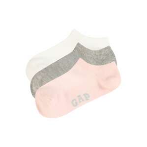 GAP Ponožky  šedý melír / růžová / bílá
