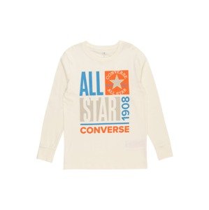 CONVERSE Tričko 'ALL STAR' béžová / azurová / oranžová