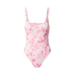Calvin Klein Swimwear Plavky růže / eosin / starorůžová / bílá