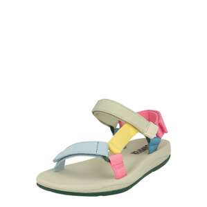 CAMPER Páskové sandály 'Match' režná / světlemodrá / žlutá / světle růžová